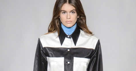 Кайя Гербер впервые вышла на подиум