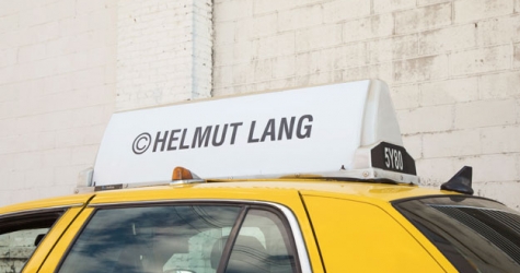 Таксисты стали моделями Helmut Lang