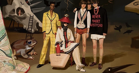 Gucci выпустил рекламную кампанию по мотивам «Сада земных наслаждений» Босха