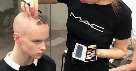 Кто и как делал макияж на показе Гоши Рубчинского