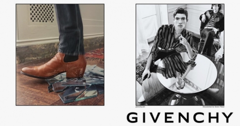 Givenchy разбил зеркала сапогами для новой съемки
