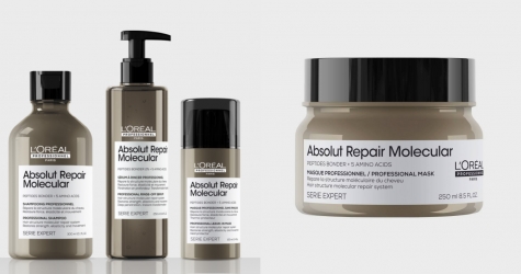 В меню услуг Hair by Kimyashov появился уход Absolute Repair Molecular L'Oreal Professionnel Paris