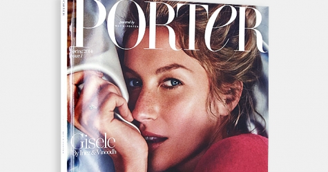 Жизель Бундхен на обложке первого номера Porter
