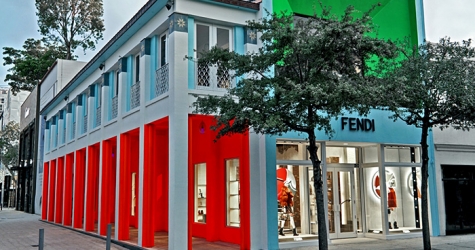 Курс на Майами: Fendi открыл бутик в Miami Design District