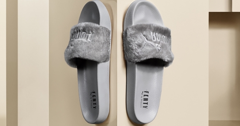 Рианна выпустила новые плюшевые слайдеры