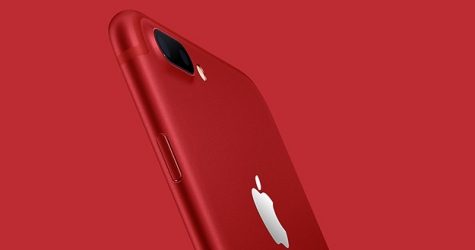 Apple представила iPhone 7 в красном цвете