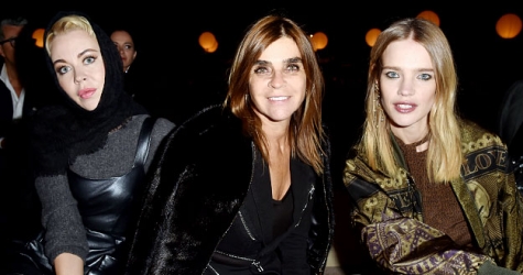 Наталья Водянова и другие на показе Givenchy