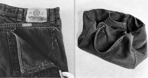 Сделай сам: превращаем старые джинсы во вместительную сумку