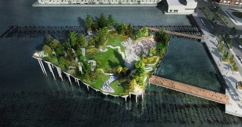 Диана фон Фюрстенберг и Барри Диллер создадут парк на реке Гудзон