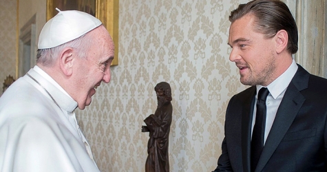 Леонардо ДиКаприо встретился с Папой Римским