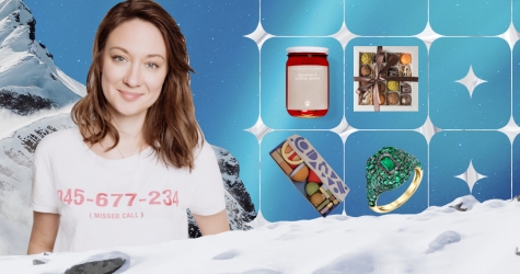 Новогодний вишлист Анны Дубровиной: кашемир, конфеты с антоновкой и мёд из ульев в саду Леброна Джеймса