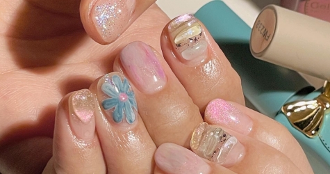 Корейский маникюр: главные тренды