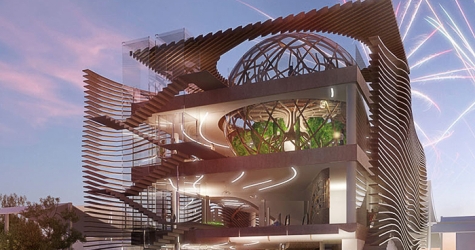 Геометрический павильон Азербайджана для Milan Expo 2015