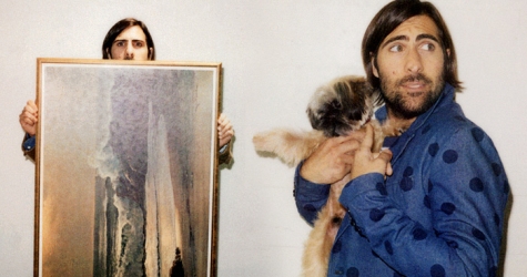 Спайк Джонc и Джейсон Шварцман в рекламной кампании Band of Outsiders