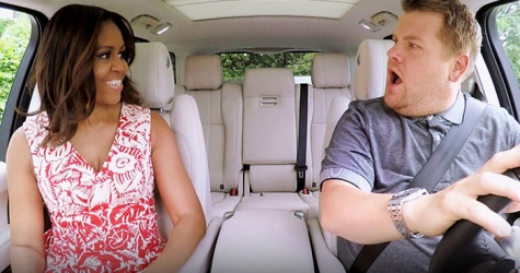 Видео дня: Мишель Обама поет Single Ladies Бейонсе c Джеймсом Корденом