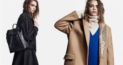 Снова в строю: Кара Делевинь в рекламной кампании DKNY