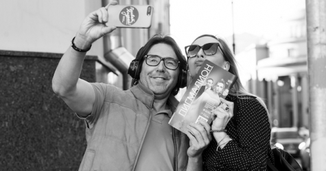 Андрей Малахов, Ингеборга Дапкунайте и Александр Молочников на премьере аудиоспектакля «Пигмалион»