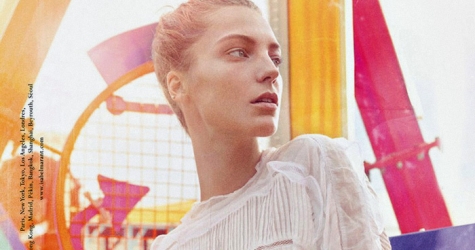 Дарья Вербова для весенней кампании Isabel Marant: первый взгляд