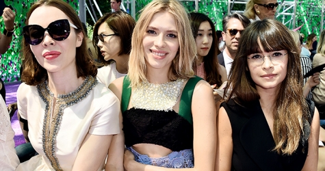 Неделя высокой моды в Париже: гости показа Dior