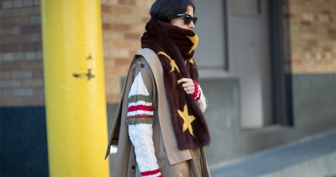 Неделя моды в Нью-Йорке, осень-зима 2016: street style. Часть 5