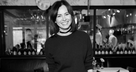 Вика Газинская, Оксана Лаврентьева и Полина Киценко на ланче Oetker Collection Friends