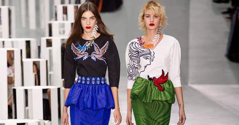 Лондонская неделя моды: Mary Katrantzou, весна-лето 2017