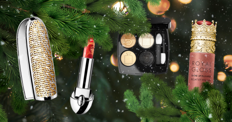 Тени в короне и помада в пайетках: смотрим на рождественские коллекции макияжа