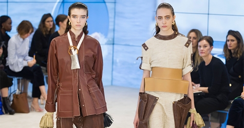 Парижская неделя моды: Loewe, весна-лето 2017