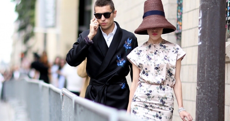 Неделя высокой моды в Париже: street style. Часть 1