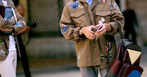 Неделя мужской моды в Париже, весна-лето 2016: street style. Часть 1