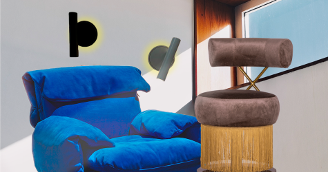 Светильник в виде обугленной деревяшки и мебель из цельного куска металла: главные тренды выставок дизайна 2023