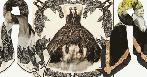 Alexander McQueen выпустили коллекцию платков Savage Beauty