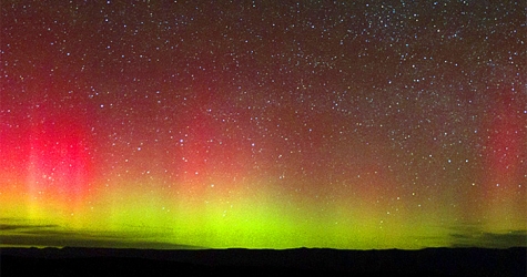 NASA составили карту северного сияния на основе Twitter