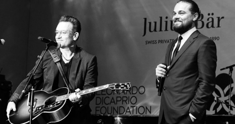В хорошие руки: Леонардо ДиКаприо купил гитару Боно