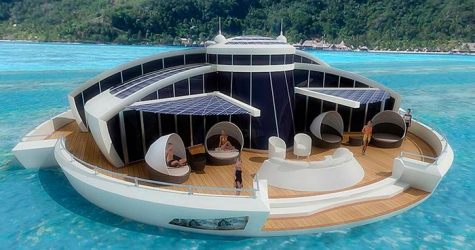 Проект плавучего отеля на Мальдивах