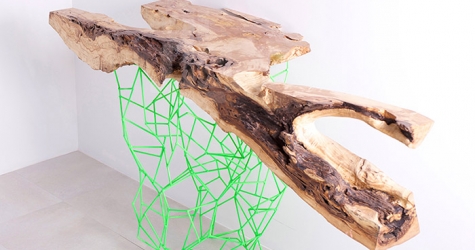 Коллекция консолей из тысячелетних деревьев от Максимо Риера