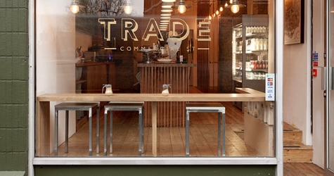 История торгового района Лондона в новом кафе Trade