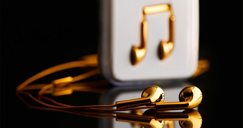 Наушники-вкладыши из 18-каратного золота Happy Plugs