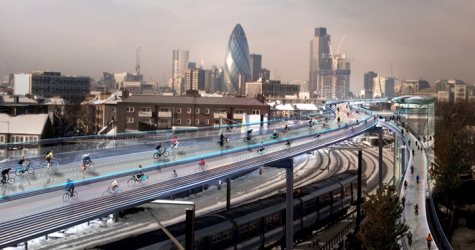 Проект лондонской \"велосипедной утопии\" от Foster + Partners