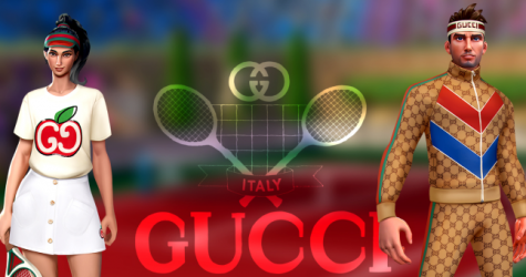 Gucci создал виртуальную одежду для героев игры Tennis Clash