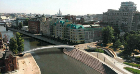 На Якиманке появится новый пешеходный мост через Москву-реку