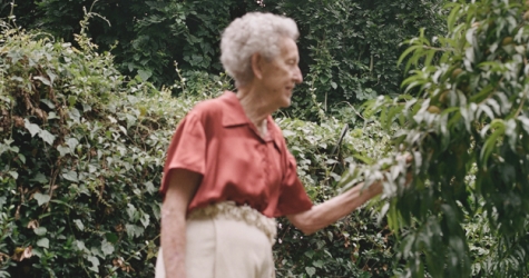 Секретарь Альберта Эйнштейна примерила вещи молодых дизайнеров в новой съемке своей внучки