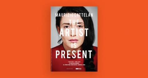 Марина Абрамович стала «лицом» выставки Gucci и Маурицио Каттелана