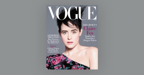 Клэр Фой играет в футбол и делает селфи в новом видео американского Vogue
