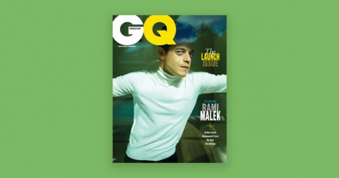 Рами Малек стал героем обложки первого номера GQ Middle East