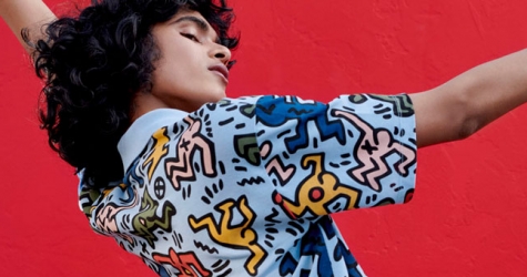 Lacoste выпустил коллекцию с рисунками Кита Харинга