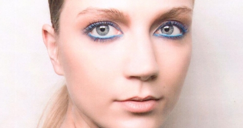 Как повторить макияж в ярко-синей гамме с показа Stephane Rolland