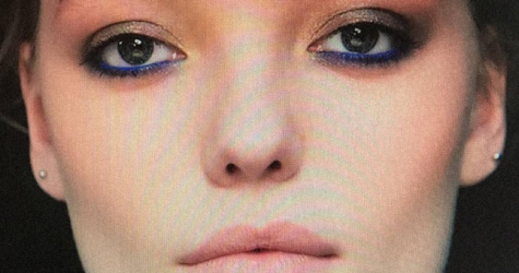 Как повторить макияж с синим кайалом с показа Elie Saab