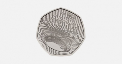 Монетный двор Великобритании выпустил монету в память о Стивене Хокинге