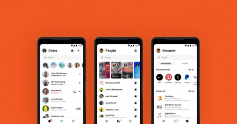Facebook обновила интерфейс Messenger и сделала его «более понятным»